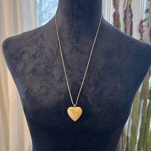 Elegant Gold Heart Locket Necklace